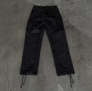 Black Adjustable Cargos